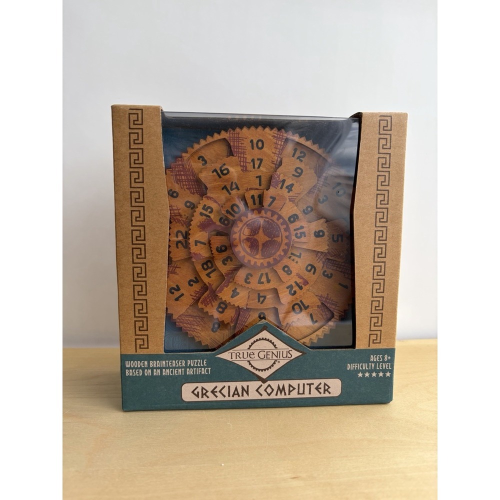 True Genius Greek Grecian Computer Brainteaser Puzzle NIB NEW Sealed